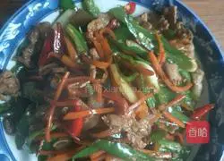 Illustration of how to make fried pork with pepper 5