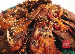 Illustration of how to make crispy duck skull 12