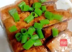 Illustration of how to make salt and pepper tofu 8