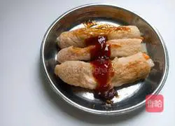 Fried rice wine and golden bamboo sheng Illustrations of ways to serve as a family banquet 8