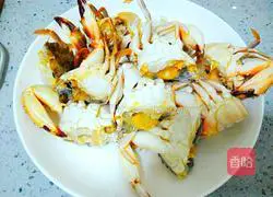 Pumpkin braised crab recipe 4