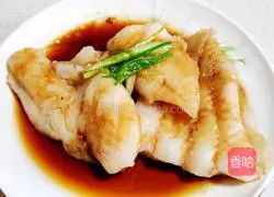 Illustration of how to make steamed dragon fish 8