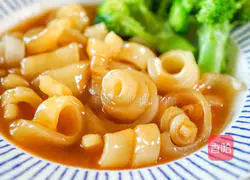 Teochew style isinglass cuisine - isinglass with abalone sauce! Illustration of how to do it 7