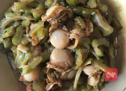 Bitter Melon Scallop Recipe Illustration 15