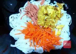 Fried rice noodles Illustration of how to make powder 6