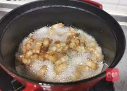 Illustration of how to make braised pork rice bento 7