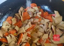 Pork king oyster mushrooms Practice illustration 11