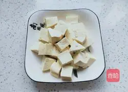 Illustration of how to make minced meat tofu 2