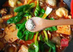 Illustration of homemade spicy hotpot 12