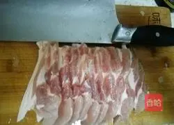 Illustration of how to make diced pork belly with tender bamboo shoots 4