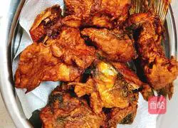 Illustration of how to make crispy fried fish cubes 11