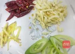 Illustration of how to make fried pork slices with bamboo shoots 2