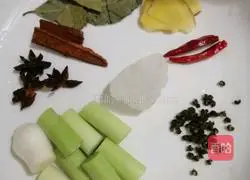 Illustration of how to make braised pork 1