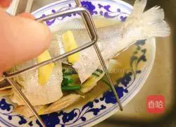 Illustration of how to make steamed seabass 6