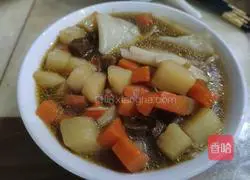 Illustration of how to make beef brisket noodles (edamame) 5