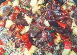 Illustration of home-style fried pork liver 5