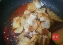 Illustration of how to make cod in tomato sauce 4