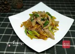 Illustration of how to make stir-fried kidney with pickled cabbage 23