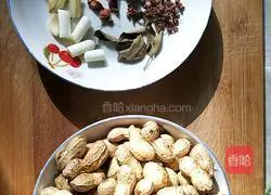 Illustration of how to cook peanuts with five spices 2