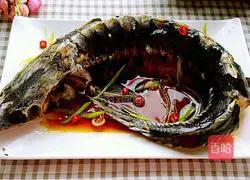 Illustration of how to make steamed sturgeon 8