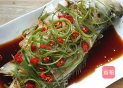 Illustration of steamed sea bass 8