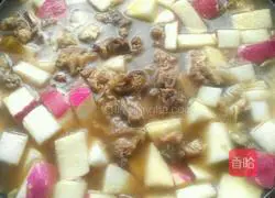 Illustration of how to make beef and radish 7