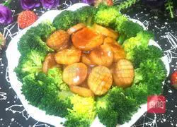 Illustration of how to make king oyster mushrooms in oyster sauce 11