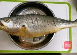 Illustration of Braised Yellow Croaker 1