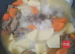 Illustration of how to make curry potato chicken nuggets 6