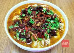 Illustration of how to make spicy boiled pork slices 10