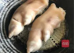 Illustration of how to make lotus root and pig's feet 7
