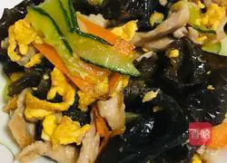 Illustration of how to make Mushu Pork 18