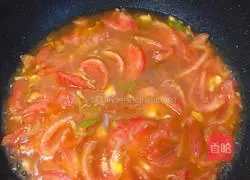 Illustration of how to make fried beef and tomato vermicelli 6