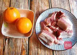 Illustration of how to make orange-flavored pork ribs 2