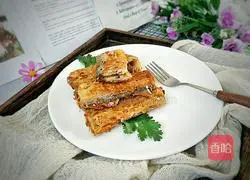 Illustration of home-style fried saury segments 7