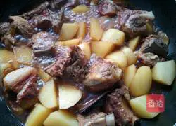 Illustration of Braised Pork Ribs and Stewed Potatoes 21