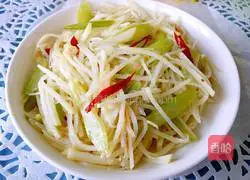 Illustration of how to make sweet and sour potato shreds 9