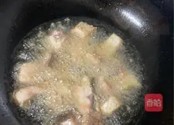 Illustration of how to make glutinous rice cake fish cubes 5