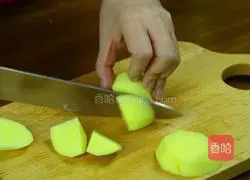 Illustration of Korean fish cake stewed with potatoes 2