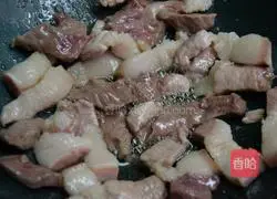 Illustration of how to make stir-fried meat with spring vegetables 3