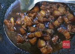 Braised pork (novice Xiaobai's quick recipe illustration 14