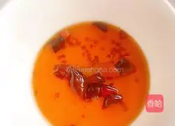 Illustration of how to make saliva chicken 8