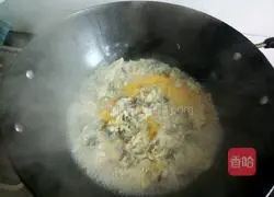 Illustration of how to make scrambled eggs with oysters 7