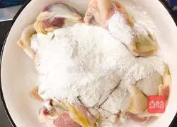 Illustration of how to make duck gizzards with pickled pepper 1