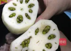 Moisturizing lotus root soup + mung bean stuffed lotus root recipe illustration 4