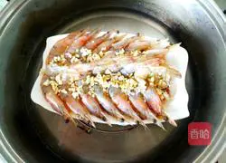 Illustration of how to make garlic vermicelli with open side shrimp 15