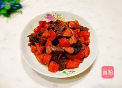 Illustration of how to cook beef brisket with carrots 1