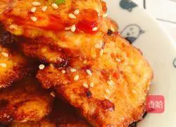 Illustration of how to make pan-fried tofu 11