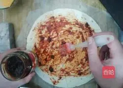 Illustration of how to make small sausages wrapped in puff pastry 4