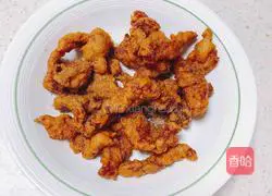 Illustration of how to make fried crispy pork 8